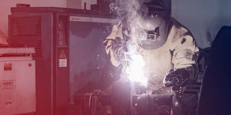 Proceso de soldadura en mecanizados